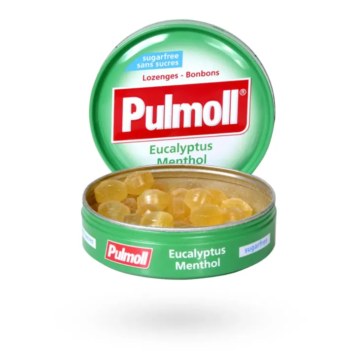 Pulmoll Pastilles Eucalyptus Menthol Sans Sucre | Maux de gorge – Pharmacie en ligne