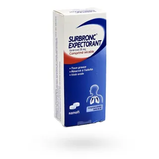 Surbronc expectorant ambroxol 30 mg 30 comprimés