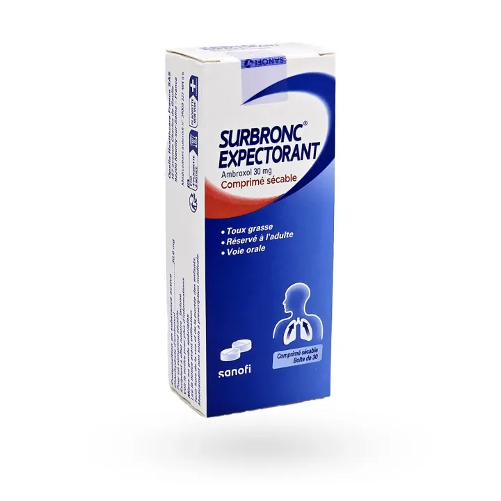Surbronc expectorant ambroxol 30 mg 30 comprimés | Pharmacie en ligne