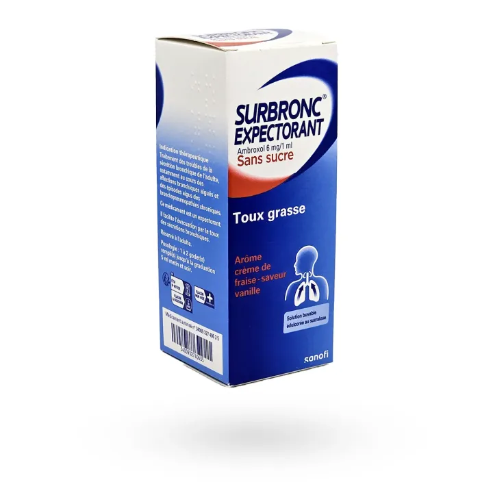 Surbronc expectorant sirop sans sucre 100 ml | Pharmacie en ligne