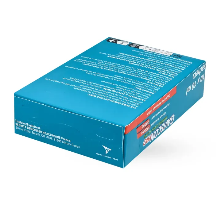GavisconPro menthe sans sucre suspension buvable 10 sachets | Pharmacie en ligne