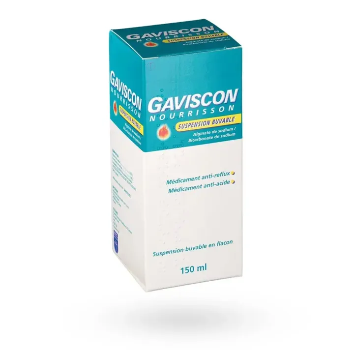 Gaviscon Nourrissons suspension buvable 150 ml – Reflux et régurgitations du bébé | Pharmacie en ligne