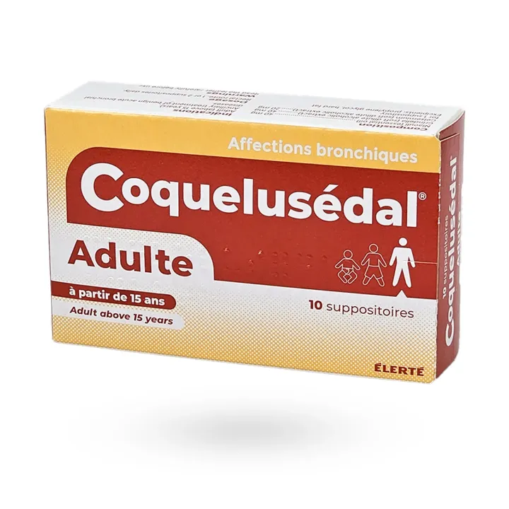 Coquelusédal adulte bronchite 10 suppositoires | Pharmacie en ligne