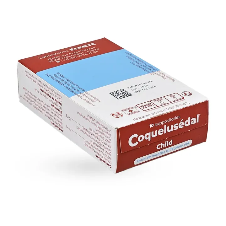 Coquelusédal enfant bronchite 10 suppositoires | Pharmacie en ligne
