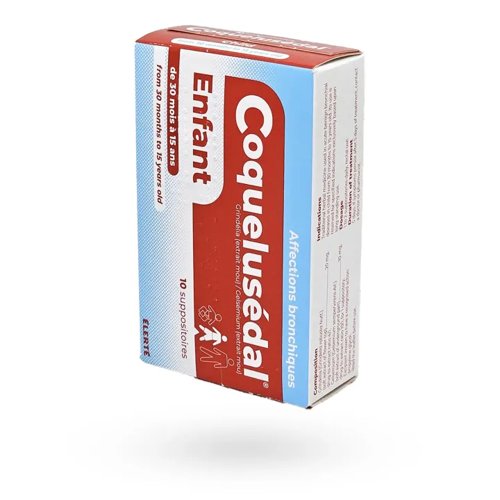 Coquelusédal enfant bronchite 10 suppositoires | Pharmacie en ligne