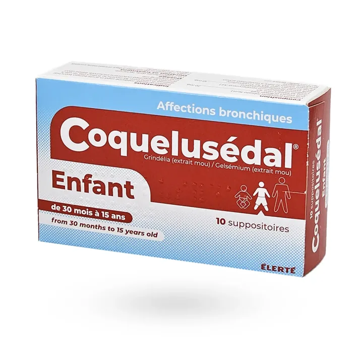 Coquelusédal enfant bronchite 10 suppositoires | Pharmacie en ligne