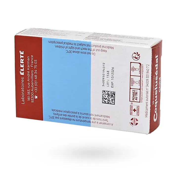 Coquelusédal enfant bronchite 10 suppositoires | Pharmacie en ligne