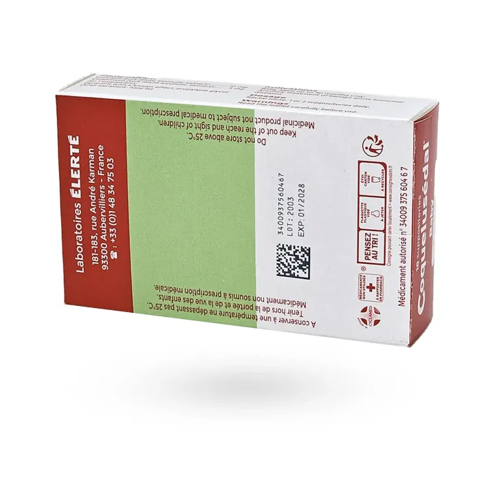 Coquelusédal Nourrisson affections bronchiques 10 suppositoires | Pharmacie en ligne