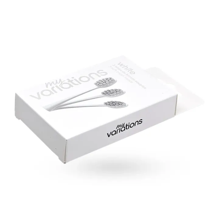MyVariations têtes de brosse à dents électrique souples White | Pharmacie en ligne