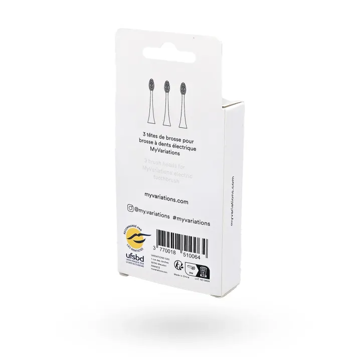MyVariations têtes de brosse à dents électrique souples White | Pharmacie en ligne