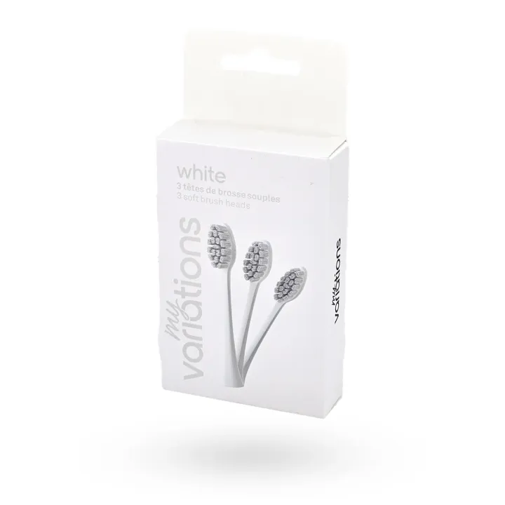 MyVariations têtes de brosse à dents électrique souples White | Pharmacie en ligne