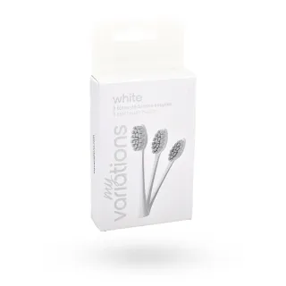 MyVariations têtes de brosse à dents électrique souples White