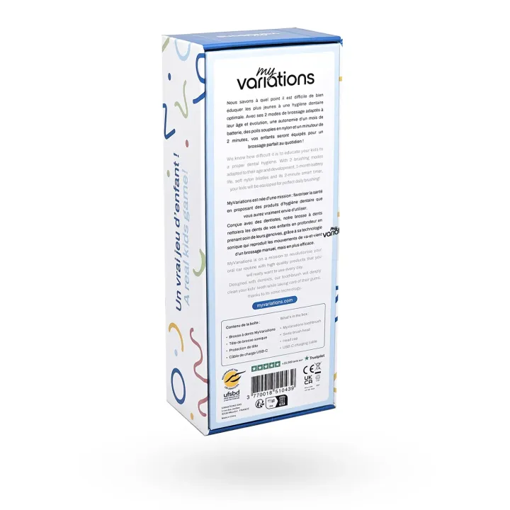MyVariations Kids blue brosse à dents électrique enfants | Pharmacie en ligne