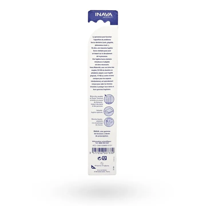 Inava Maternité brosse à dents brins coniques 17/100 | 15/100 | Pharmacie en ligne