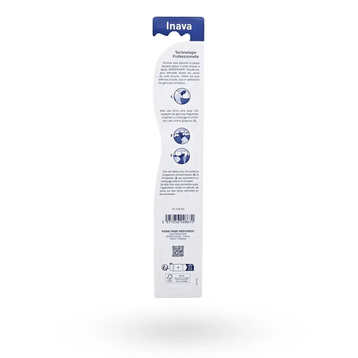 Inava Précibrush brosse monotouffe 10/100 | Pharmacie en ligne