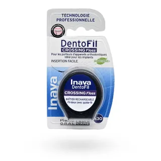 Inava Dentofil Crossing Floss fil dentaire boitier rechargeable