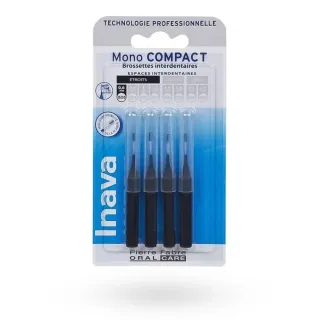 Inava Mono Compact 4 brossettes interdentaires ISO 0