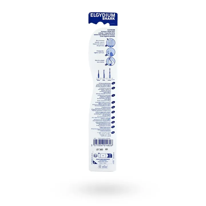 Elgydium Shark Kids brosse à dents 2/6 ans | Pharmacie en ligne