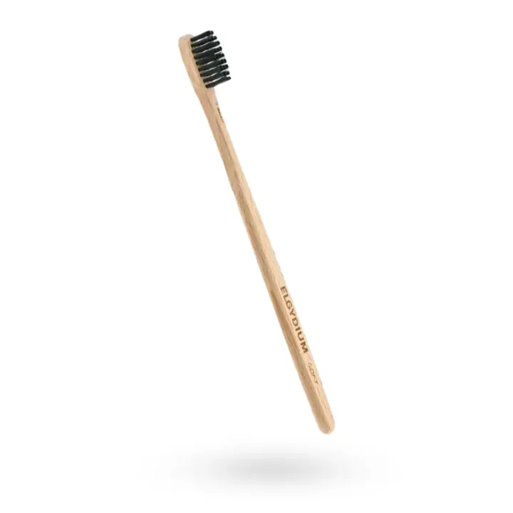 ELGYDIUM brosse à dents Souple éco-conçue en bois | Pharmacie en ligne