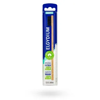 Elgydium brosse à dents en bois Souple