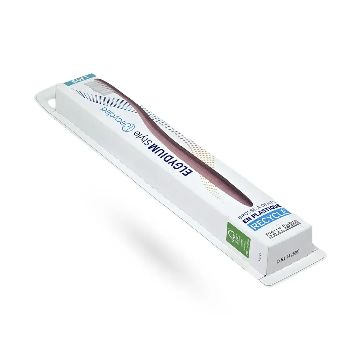 ELGYDIUM Style Recycled – Brosse à dents Souple en plastique recyclé | Pharmacie en ligne