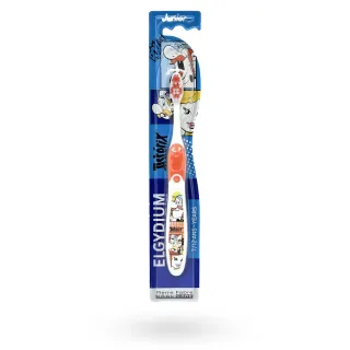 Elgydium Astérix Junior 7/12 ans brosse à dents souple enfants