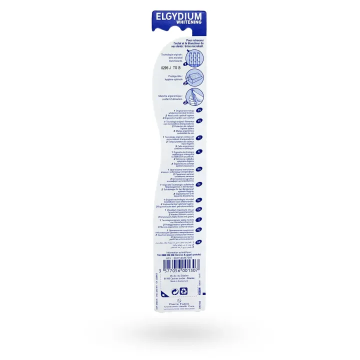 ELGYDIUM Blancheur brosse à dents souple | Blancheur dentaire – Pharmacie en ligne