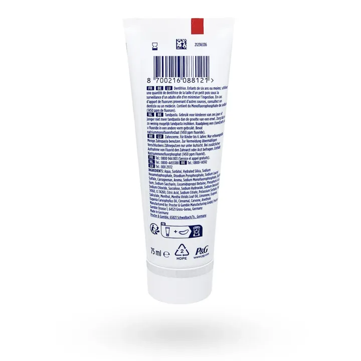 Oral-B Pro 3D White Blancheur Intense 75 ml – Dentifrice blancheur dents | Pharmacie en ligne