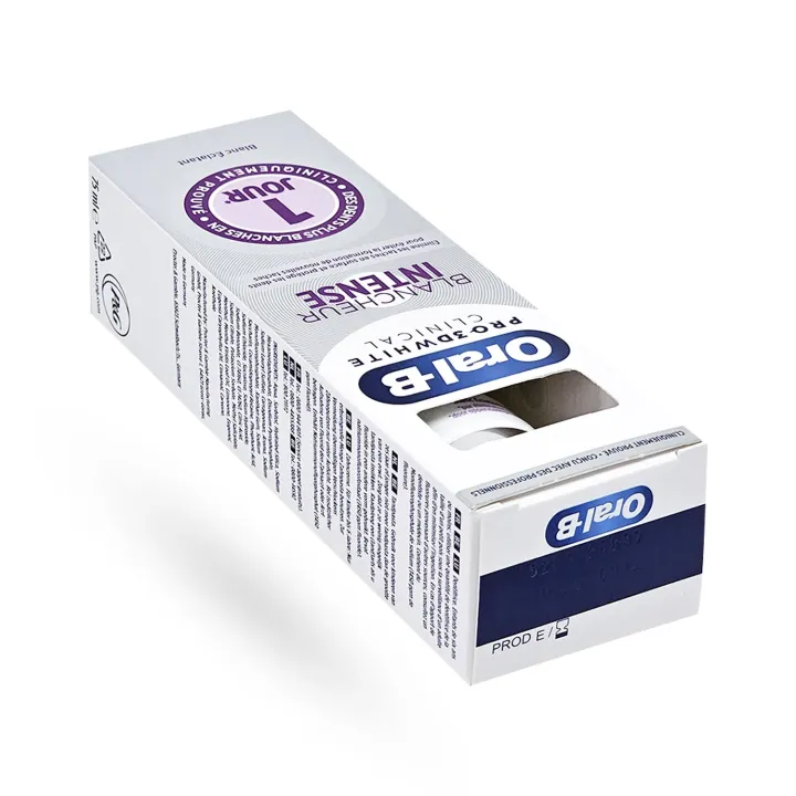 Oral-B Pro 3D White Blancheur Intense 75 ml – Dentifrice blancheur dents | Pharmacie en ligne