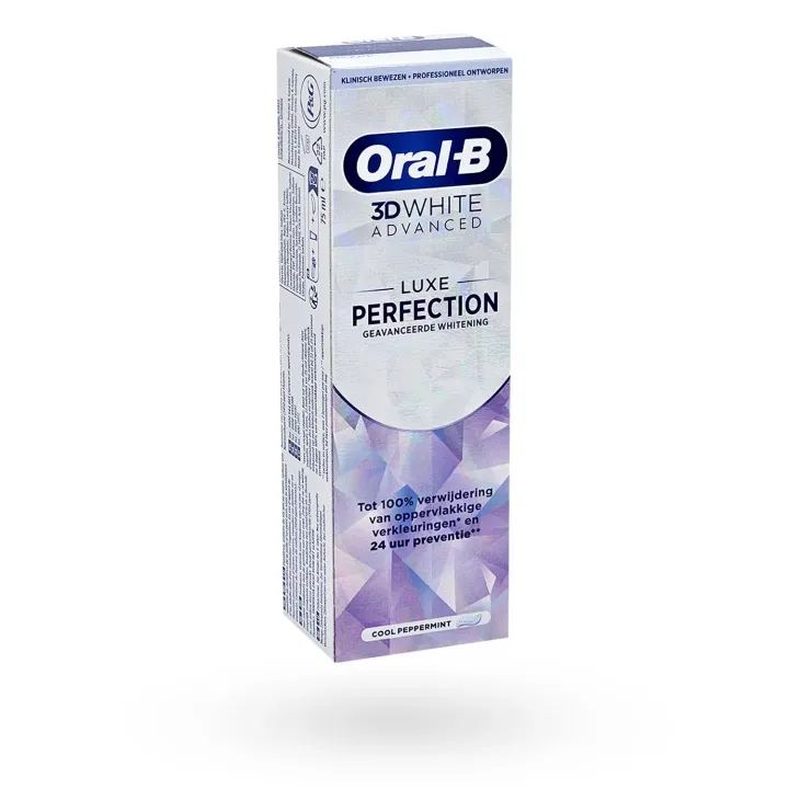 Oral-B 3D White Advanced Luxe Perfection 75 ml – Dentifrice blancheur avancée | Pharmacie en ligne