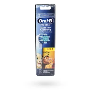Oral-B Pro Kids 3+ brossettes extra soft Roi Lion recharge 4 brossettes