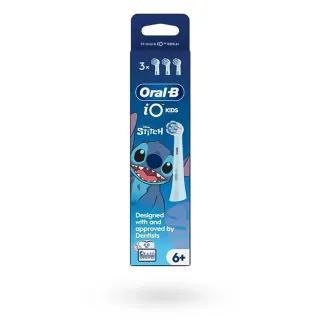 Oral-B iO Kids Brossettes de rechange brosse à dents électrique Stitch 3 brossettes