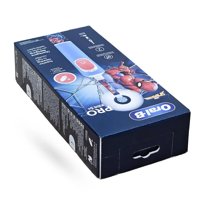 Oral-B PRO Kids Brosse à dents électrique Spiderman Marvel – Hygiène dentaire enfant | Pharmacie en ligne