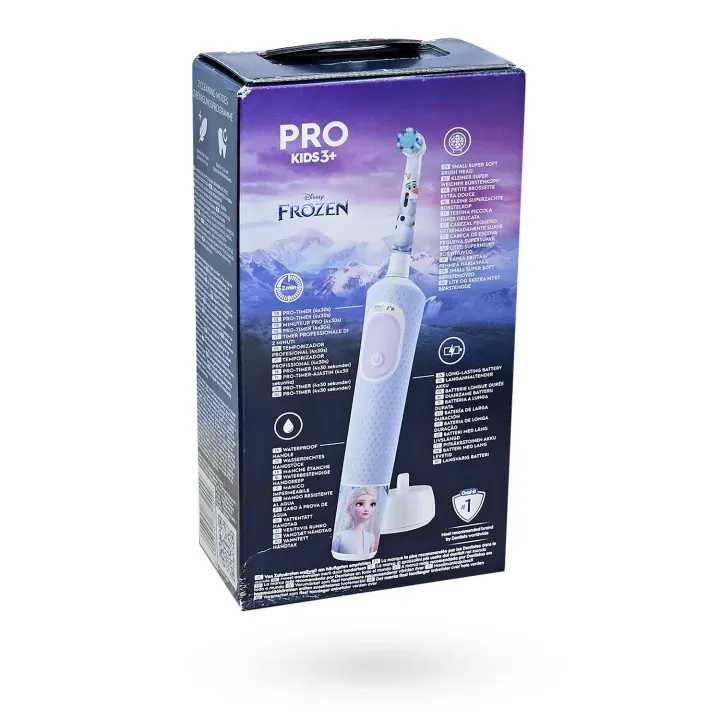 Oral-B PRO Kids Brosse à dents électrique Reine des neiges Disney – Hygiène dentaire enfant | Pharmacie en ligne