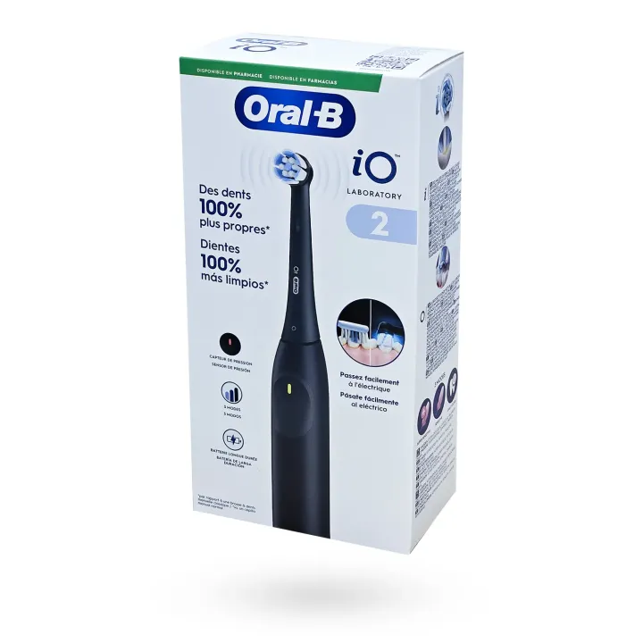 Oral-B iO 2 Brosse à dents électrique Noir | Pharmacie en ligne