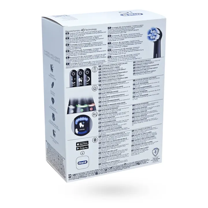 Oral-B iO6 Noire – Brosse à dents électrique connectée haute performance | Pharmacie en ligne
