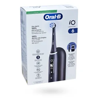 Oral-B iO6 brosse à dents électrique connectée haute performance noire