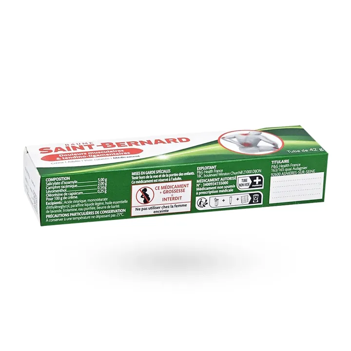 Baume Saint-Bernard 42 g – Crème antalgique douleurs musculaires adulte | Pharmacie en ligne