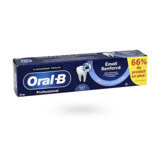Oral-B Professional émail renforcée dentifrice menthe douce 125 ml
