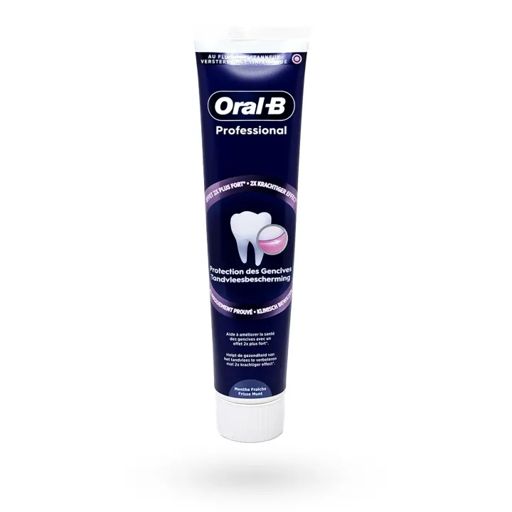 Oral-B Professional Protection Gencives – Dentifrice menthe fraîche 125 ml | Pharmacie en ligne