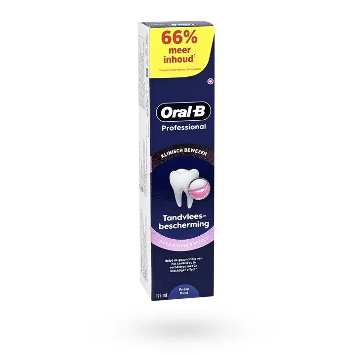 Oral-B Professional Protection Gencives – Dentifrice menthe fraîche 125 ml | Pharmacie en ligne