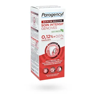 Parogencyl Bain de bouche soin intensif gencives menthe 300 ml