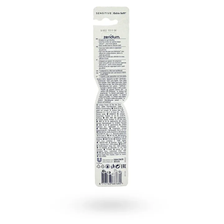 Zendium Soin Gencives Brosse à dents Extra Souple | Gencives sensibles | Pharmacie en ligne