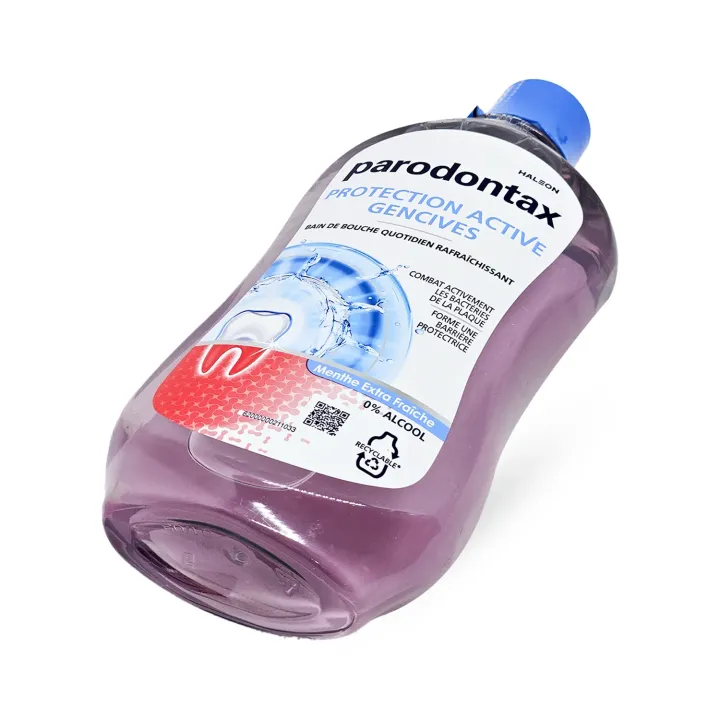 Parodontax Protection Active Gencive Bain de Bouche 500 ml | Menthe extra fraîche | Pharmacie en ligne