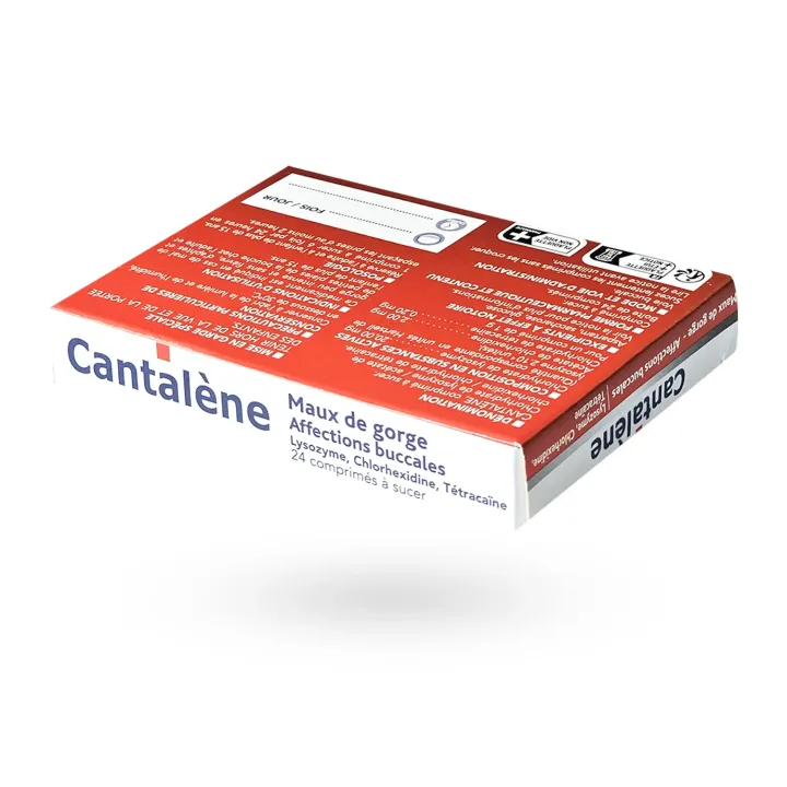CANTALÈNE 24 comprimés à sucer | Mal de Gorge & Aphtes | Pharmacie en Ligne