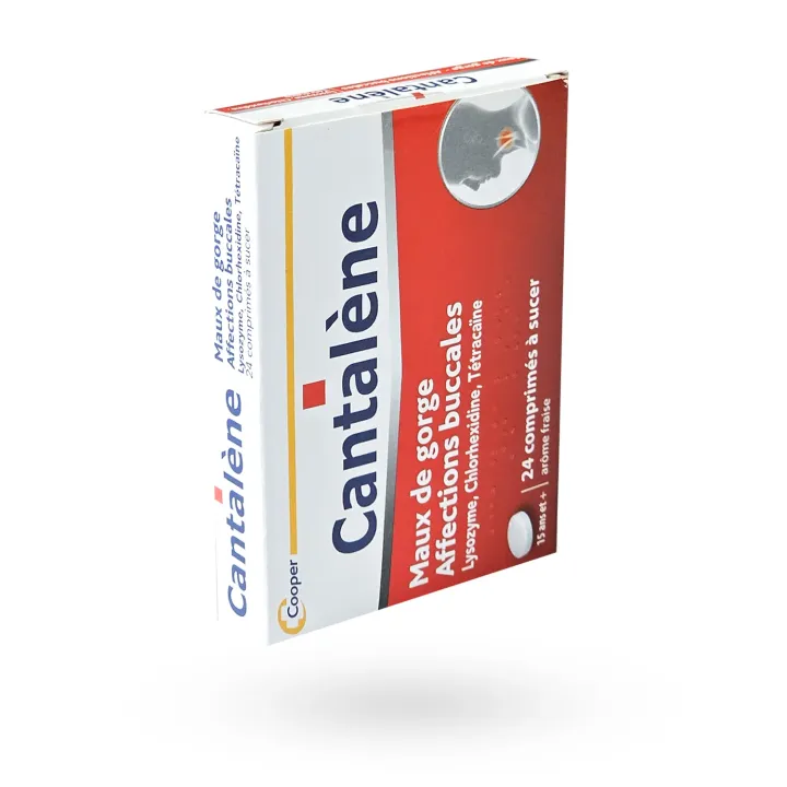 CANTALÈNE 24 comprimés à sucer | Mal de Gorge & Aphtes | Pharmacie en Ligne