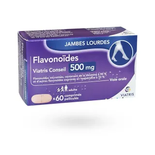 Fraction flavonoïque purifiée 500 mg Viatris