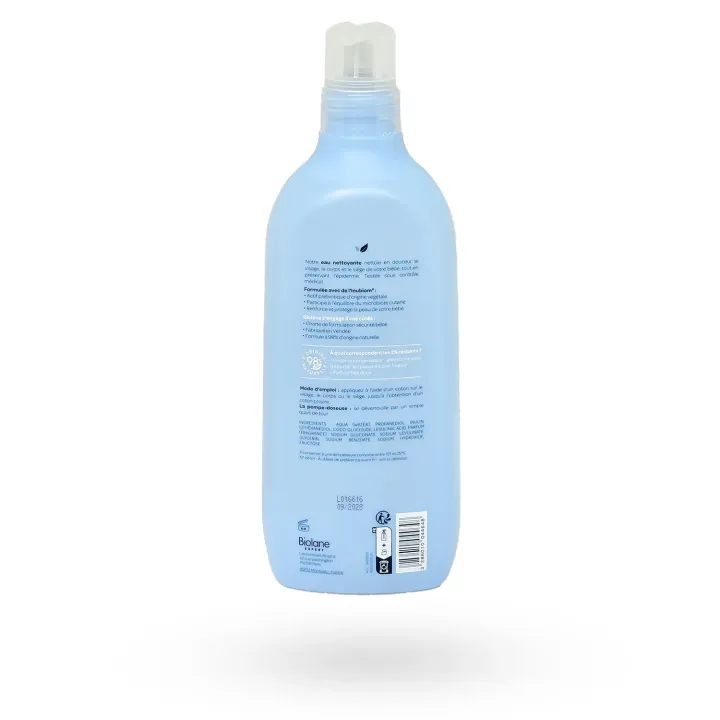 Biolane Expert Eau Nettoyante Bébé 500 ml – Glycérine Végétale et Inubiom® | Pharmacie en ligne