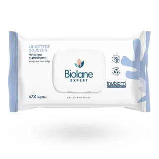 Biolane Expert lingettes douceur 72 lingettes