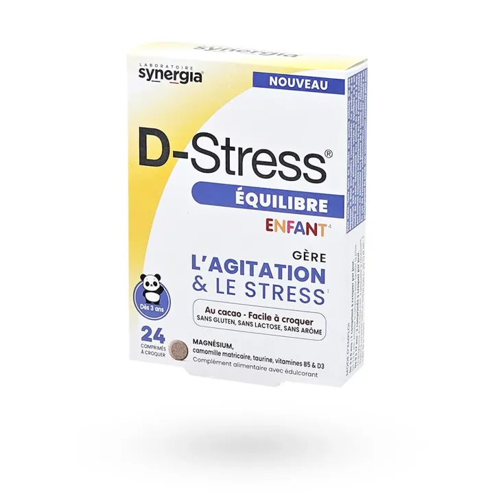 D-Stress Équilibre Enfant 24 Comprimés – Agitation & Stress | Pharmacie en ligne